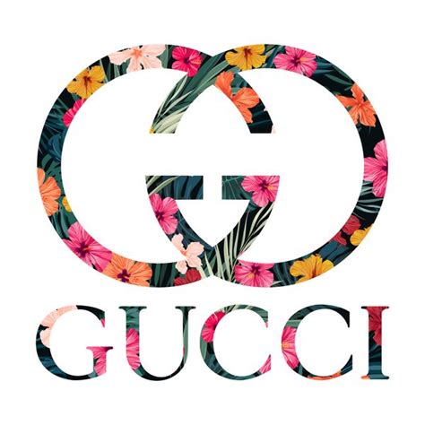 vintage logo with flowers gucci|gucci logo outline.